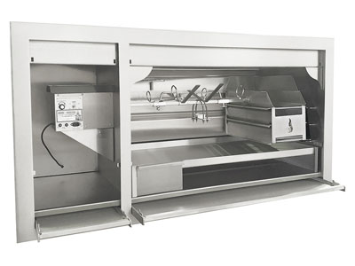 1500mm de Luxe Stainless steel Spit Braai